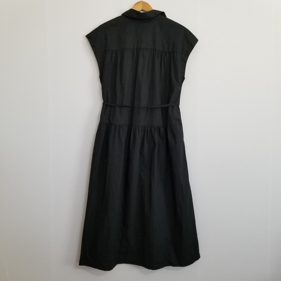 NWT A New Day Black Midi Dress Size Medium - Picture 5 of 9